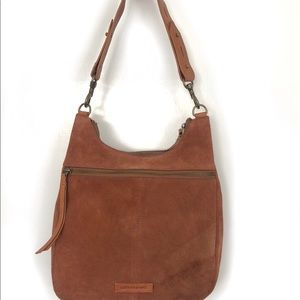Lucky Brand Leather Purse with Zip Closures